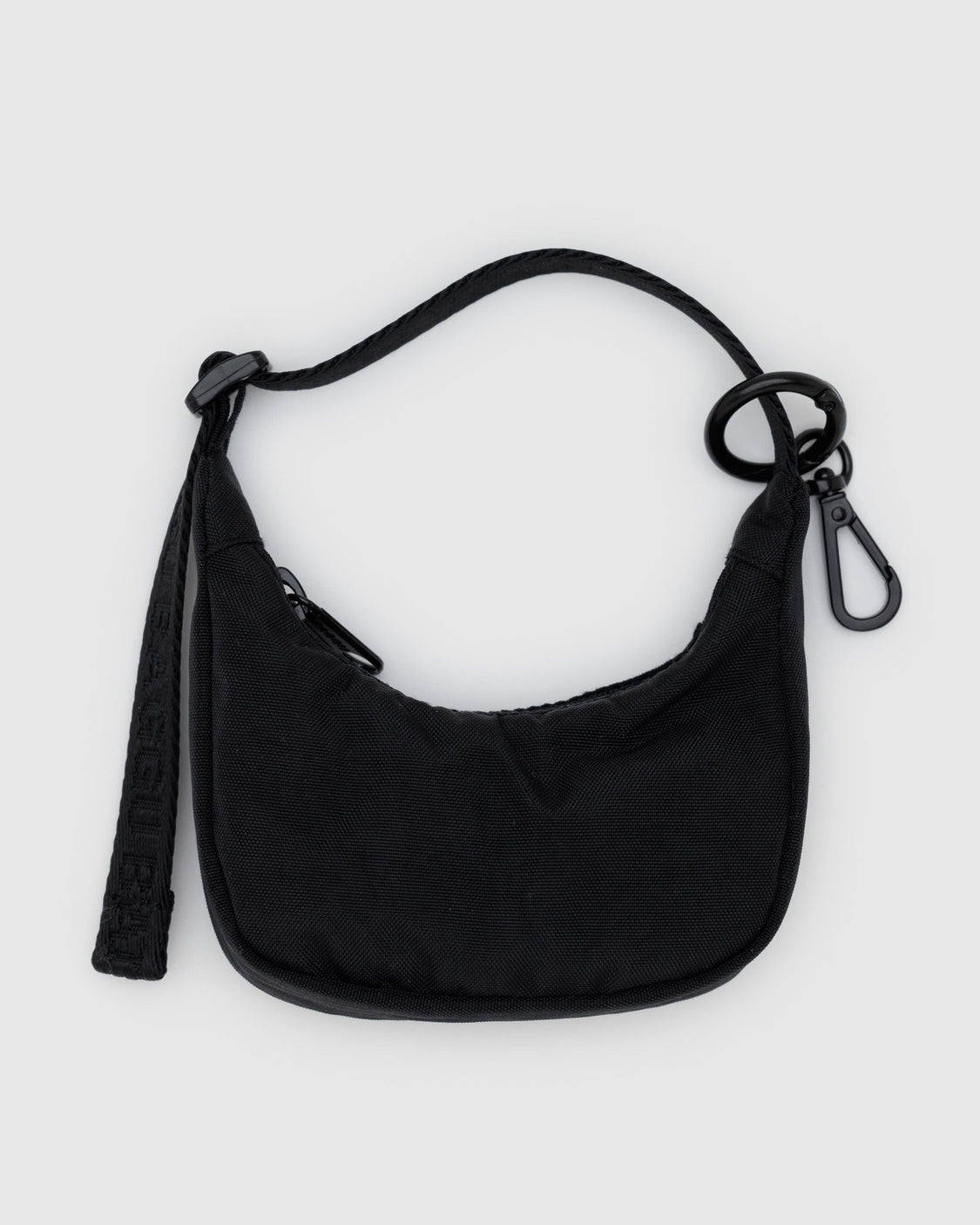 Crescent Bag Charm - Black - Pocket Charm Hook