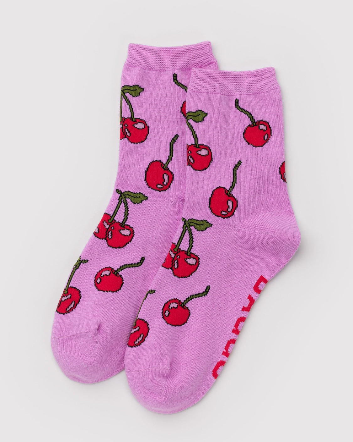 Crew Sock - Cherries - Modern Weekend Wrap