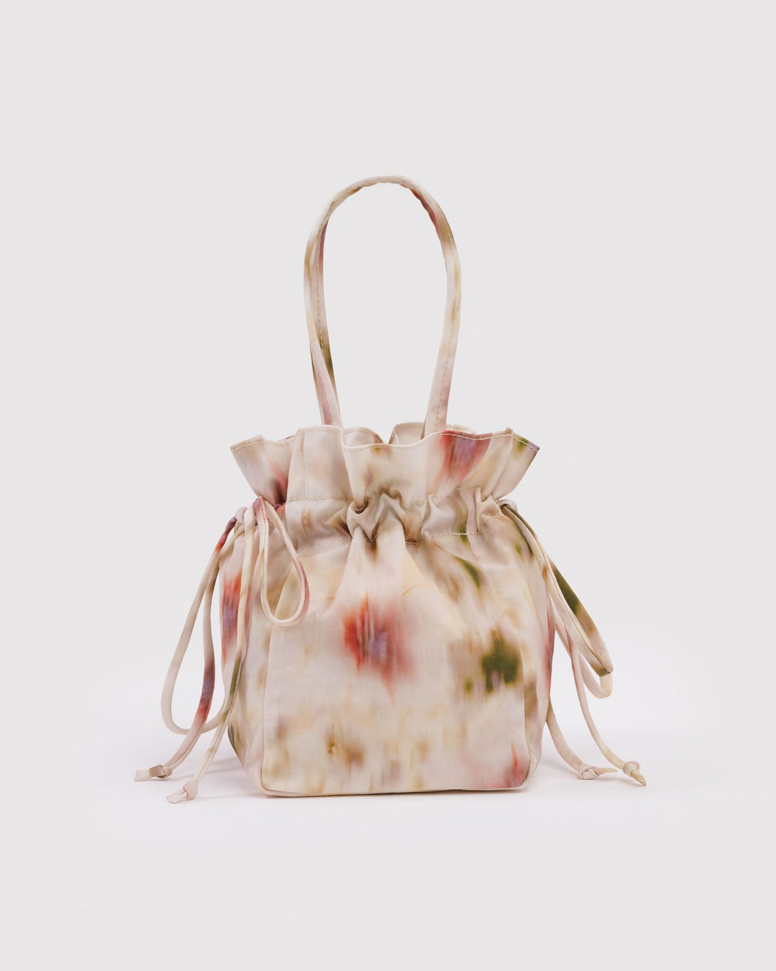 Nylon Drawstring Bag - Abstract Floral - Premium Market Choice