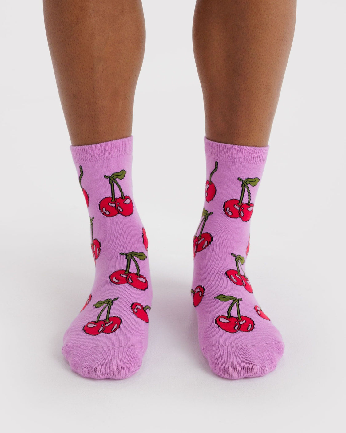 Crew Sock - Cherries - Modern Weekend Wrap