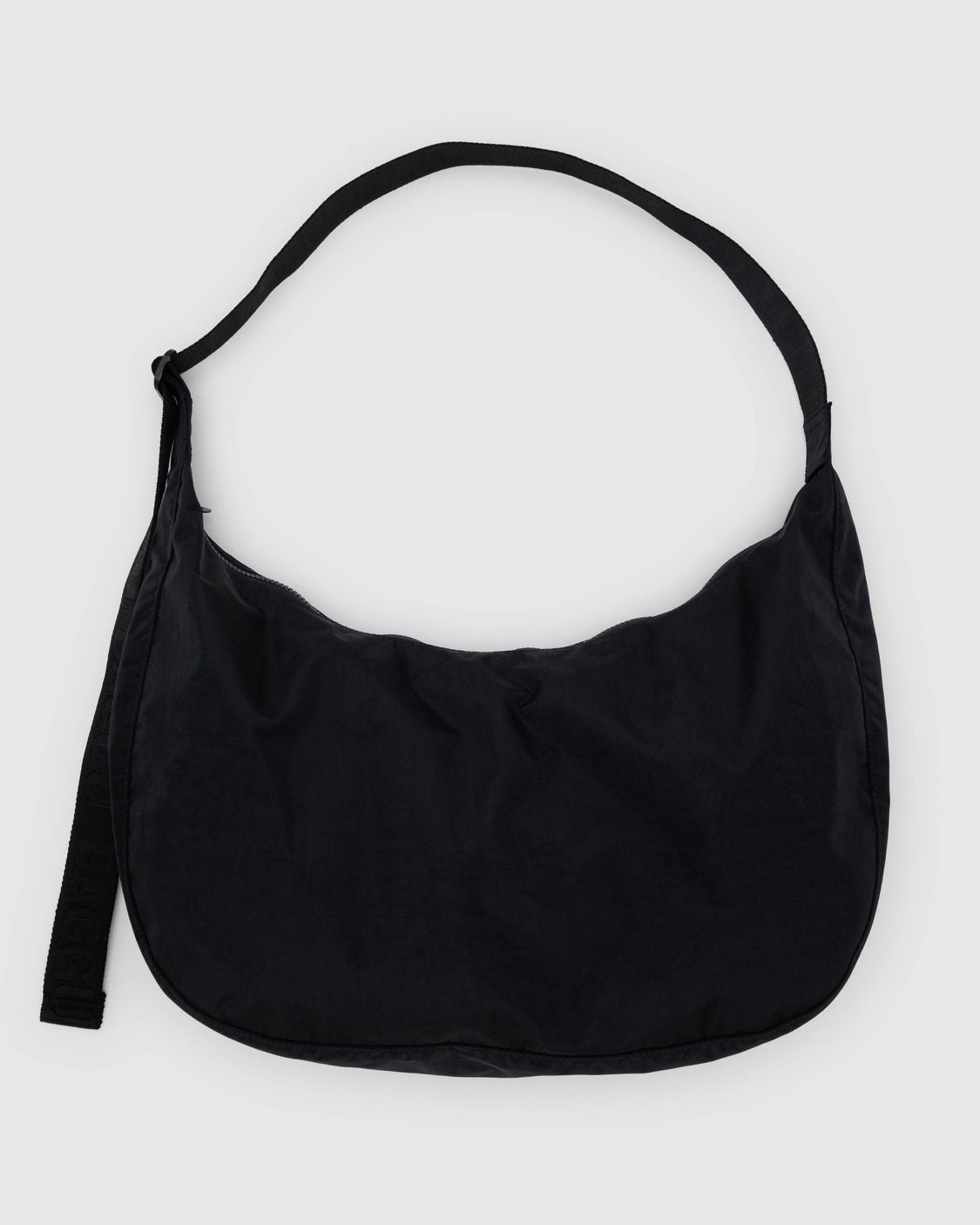 Large Nylon Crescent Bag - Black - Active Market Haul
