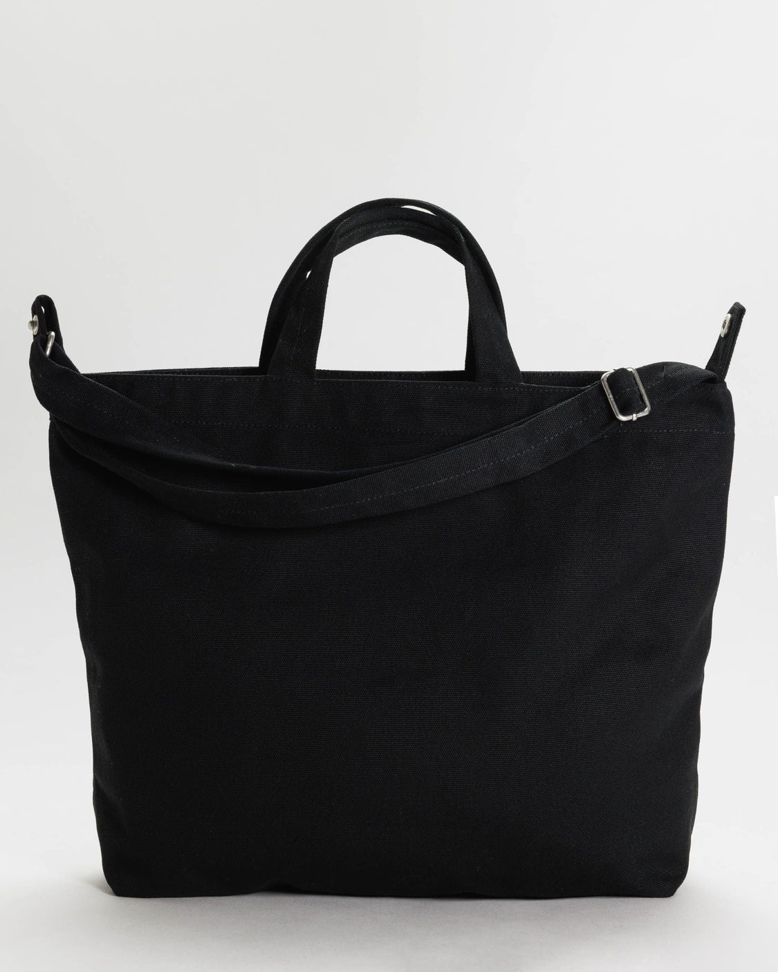 Horizontal Zip Duck Bag - Black - Market Travel Load