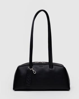 Recycled Leather Bowler Bag