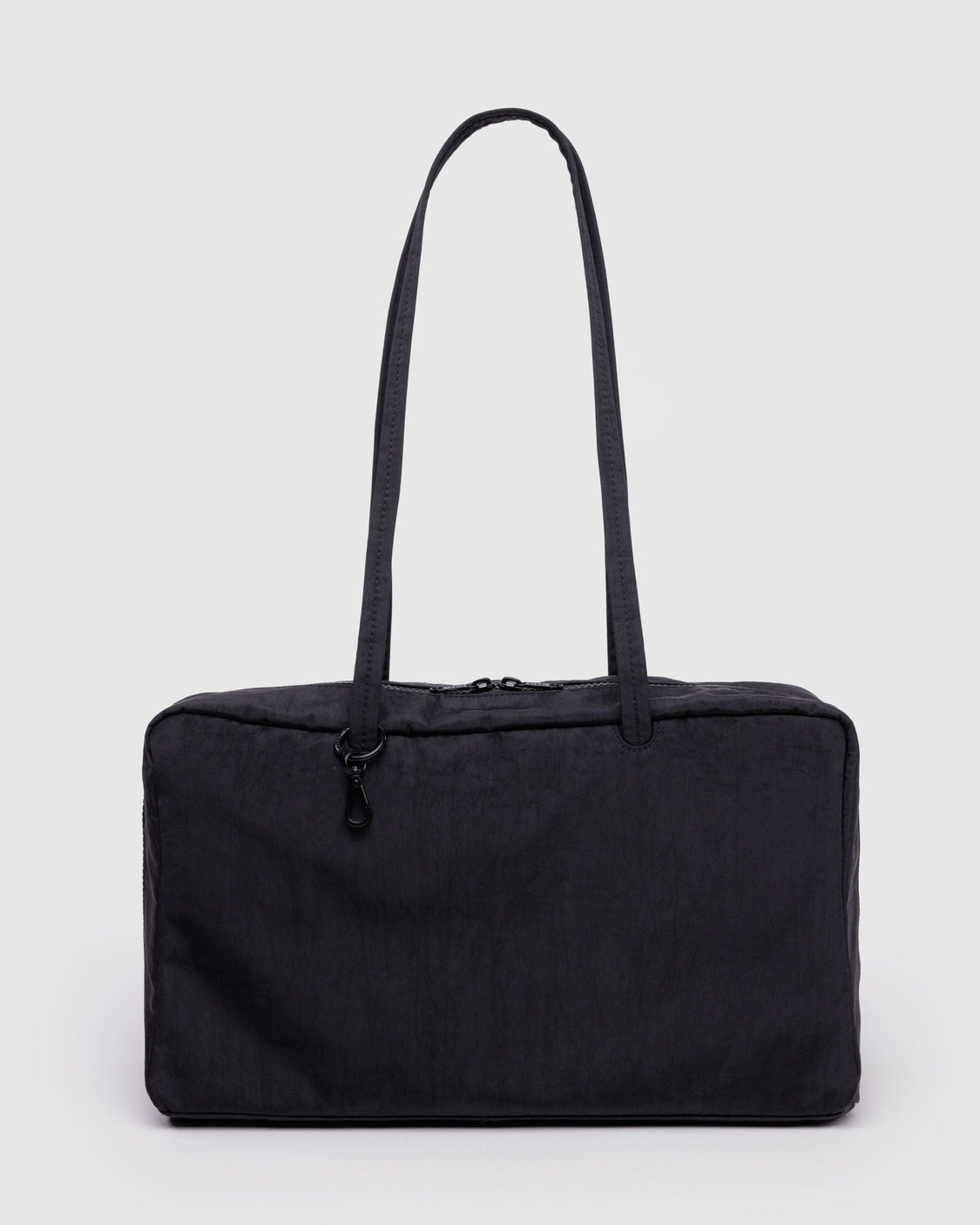 Medium Nylon Bowler Bag - Black - Clean Utility Ready